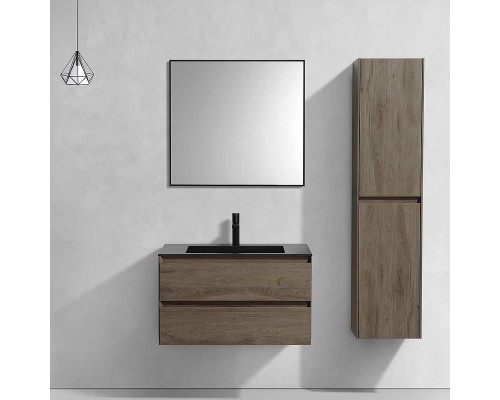 Тумба под раковину Vincea Luka 80 VMC-2L800RO подвесная R.Oak