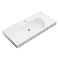 Раковина Kerama Marazzi BUONGIORNO подвесная 100, белая глянцевая