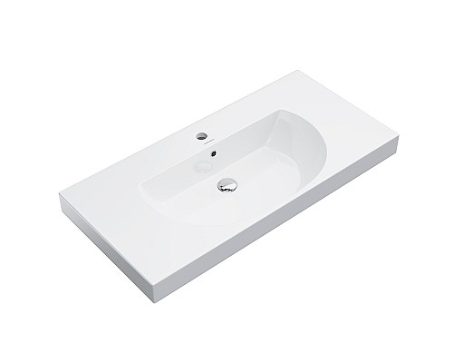 Раковина Kerama Marazzi BUONGIORNO подвесная 100, белая глянцевая Раковина Kerama Marazzi BUONGIORNO подвесная 100, белая глянцевая