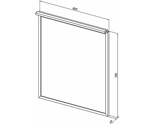 Зеркало Allen Brau Priority 60 1.31013.03 с подсветкой Латунь браш
