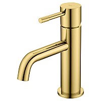 Смеситель для умывальника, Boheme Uno. Gold