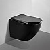 Унитаз ABBER BEQUEM AC1100MB подвесной черный матовый