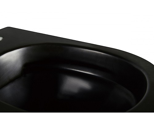 Унитаз ABBER BEQUEM AC1100MB подвесной черный матовый