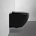 Унитаз ABBER BEQUEM AC1100MB подвесной черный матовый