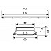 Стеклянная панель TECE drainline 600890