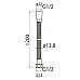 Душевой шланг Cezares CZR-C-FMDC2-120-03 Золото