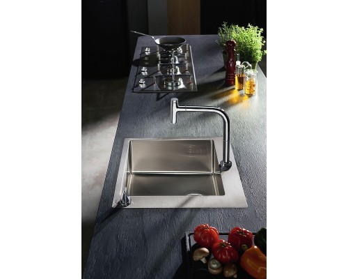 Кухонная мойка Hansgrohe C71-F450-06 со смесителем Нержавеющая сталь