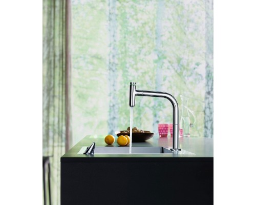 Кухонная мойка Hansgrohe C71-F450-06 со смесителем Нержавеющая сталь