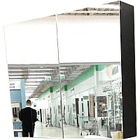 Зеркальный шкаф Orans BC-4023-600 402360З с подсветкой Бархатистый черный