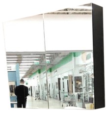 Зеркальный шкаф Orans BC-4023-600 402360З с подсветкой Бархатистый черный