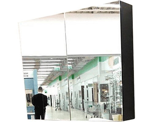 Зеркальный шкаф Orans BC-4023-600 402360З с подсветкой Бархатистый черный