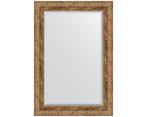 Зеркало Evoform Exclusive 95х65 BY 3436 с фацетом в багетной раме - Виньетка античная бронза 85 мм