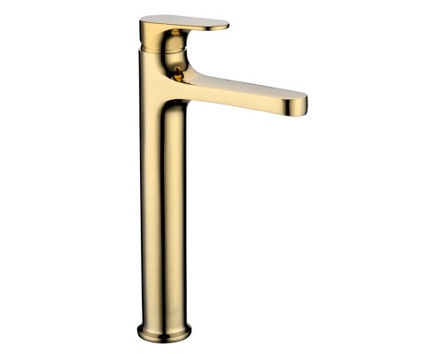 Смеситель для умывальника высокий Boheme Spectre Gold