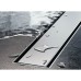 Решетка AlcaPlast нержавеющая сталь матовый