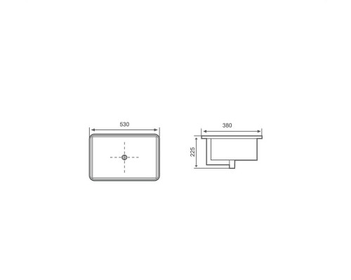 Раковина Aquatek 53 AQ10491-00 Белая