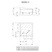 Акриловый поддон для душа Radaway Korfu C 80x80x48 белый