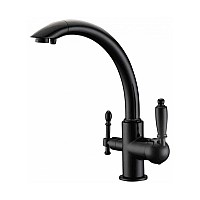 Смеситель для кухонной мойки ZORG Sanitary ZR 314 YF-33 BLACK