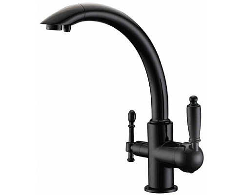 Смеситель для кухонной мойки ZORG Sanitary ZR 314 YF-33 BLACK