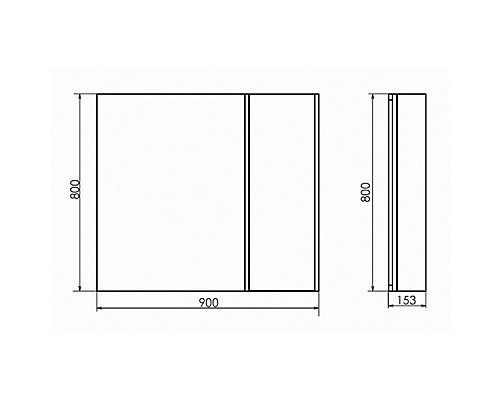 Зеркальный шкаф Comforty Бремен 90 00004142374 Дуб белый