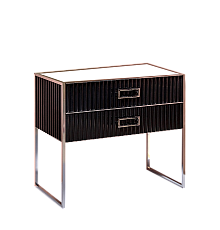 Тумба Armadi Art Monaco 100см h84см черная глянец хром под раковину моноблок