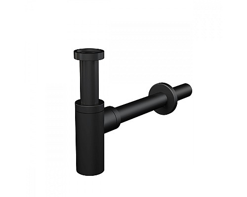 Сифон для раковины AlcaPlast A400BLACK черный матовый