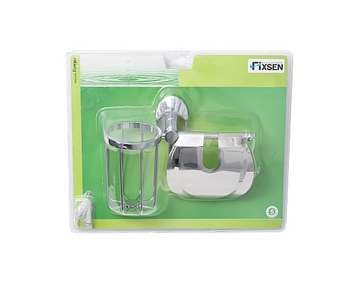 Бумагодержатель + держ.дезодоранта FIXSEN Europa FX-21809+10