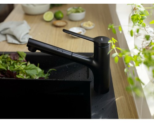 Смеситель для кухни Hansgrohe Zesis M33 Черный матовый