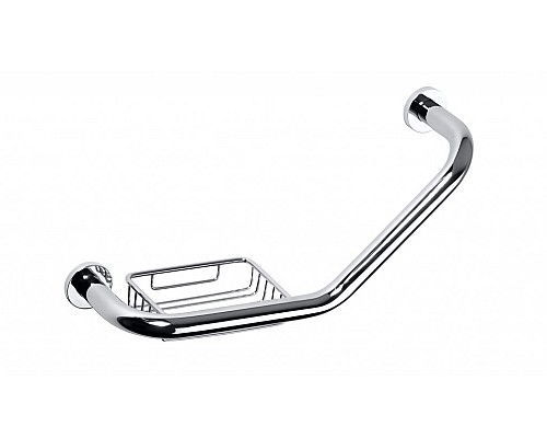 Поручень изогнутый с мыльницей Bemeta 102307032 400мм