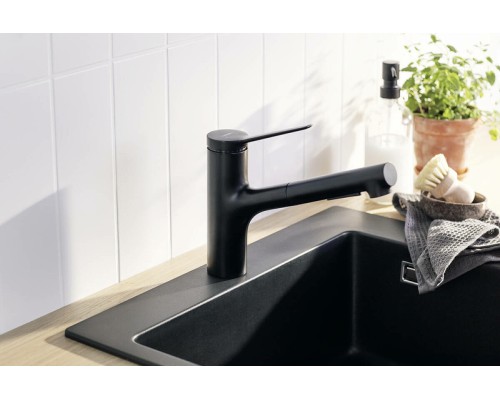 Смеситель для кухни Hansgrohe Zesis M33 Черный матовый