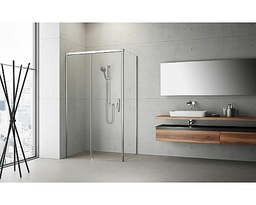 Душевая стенка Radaway Idea S1 90 R 387050-01-01R профиль Хром стекло прозрачное