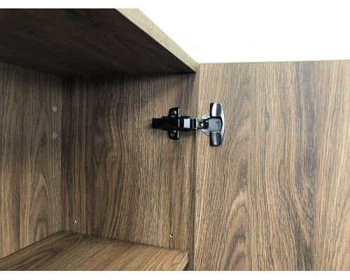 Шкаф пенал Comforty Бордо 40 00-00007266 подвесной Дуб темно-коричневый