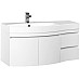 Тумба под раковину Aquanet Опера 115 169613 подвесная 2 дверцы 2 ящика L Белая