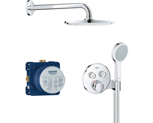 Душевая система Grohe SmartControl с термостатом Хром
