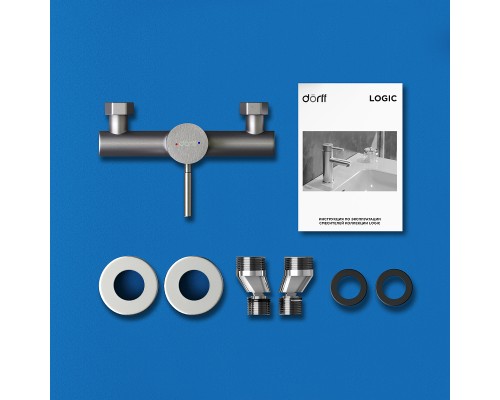 Смеситель для душа Dorff Logic D3020000SS Нержавеющая сталь