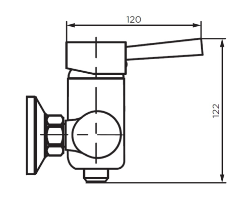Смеситель для душа Dorff Logic D3020000SS Нержавеющая сталь