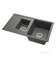 Мойка для кухни Делия 87 серый Aquaton