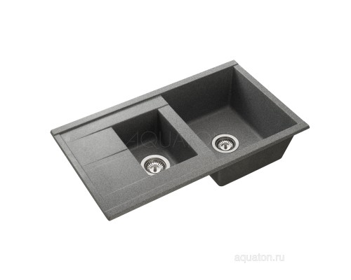 Мойка для кухни Делия 87 серый Aquaton