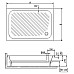 Акриловый поддон для душа RGW Acrylic B/CL-S 100x80 16180280-51 Белый