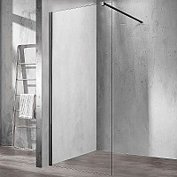 Душевая перегородка Vincea Walk-In 90 VSW-1H900CLB Черный матовый