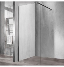 Душевая перегородка Vincea Walk-In 90 VSW-1H900CLB Черный матовый