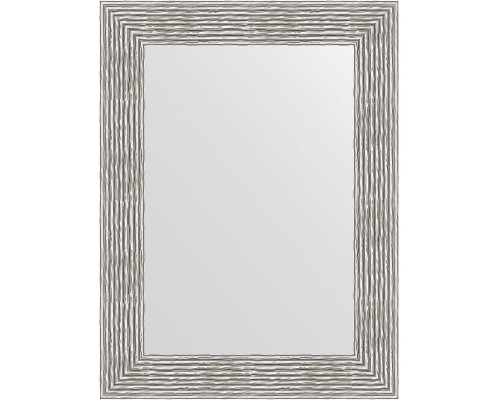Зеркало Evoform Definite 80х60 BY 3057 в багетной раме - Волна хром 90 мм