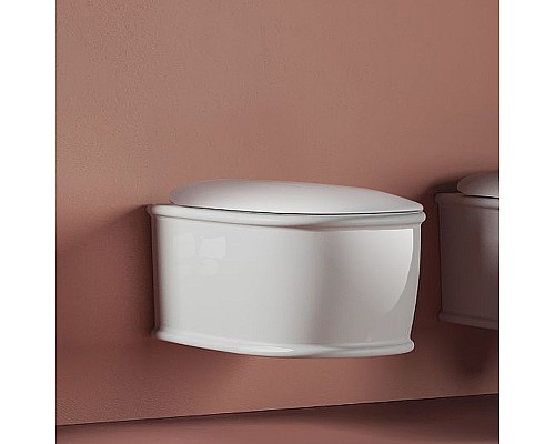 Унитаз Artceram Atelier ATV001 01 00 подвесной Белый без сиденья