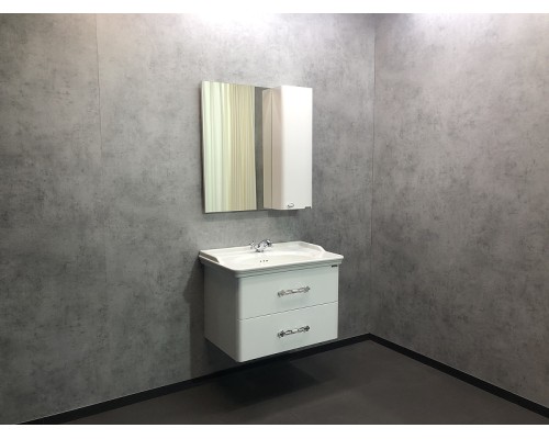 Зеркало со шкафом Comforty Неаполь 80 00004147561 Белое