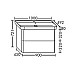 Тумба с раковиной Burgbad Iveo 100 SFEY100F2833G0169C0001*1 подвесная Белая глянцевая