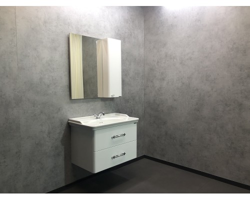 Зеркало со шкафом Comforty Неаполь 80 00004147561 Белое