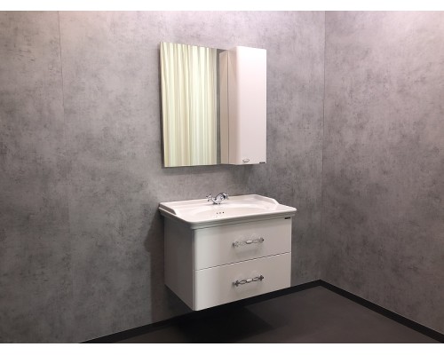 Зеркало со шкафом Comforty Неаполь 80 00004147561 Белое