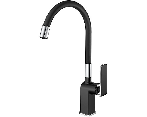 Смеситель для кухни Haiba HB73548-7 Черный Хром