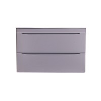 Тумба под раковину Style line Бергамо СС-00002323 подвесная серая