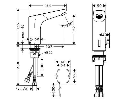 Смеситель для раковины-чаши Hansgrohe Focus хром 31173000