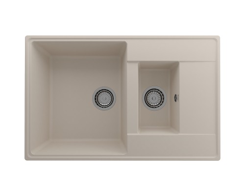 Кухонная мойка Ulgran Quartz Prima 780 1,5 K-02 Лен